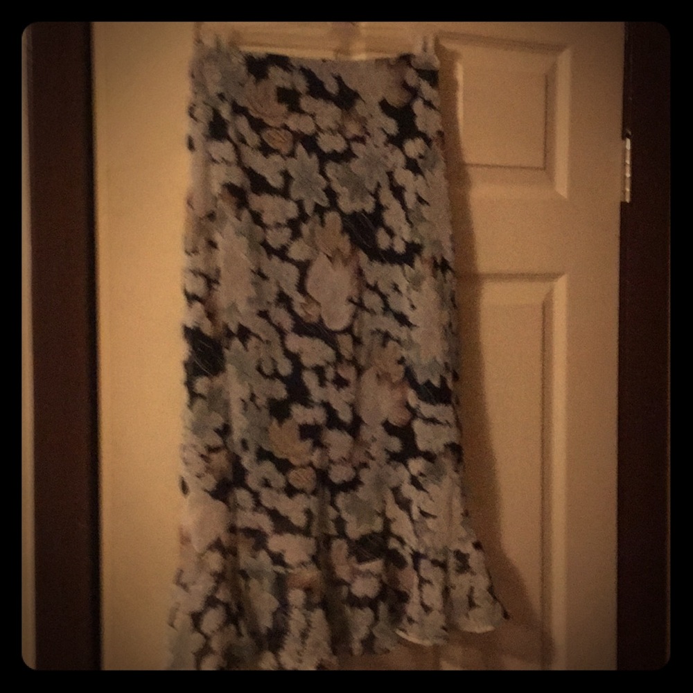Floral long skirt